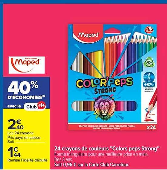 Maped COLORS PEPS STRONG