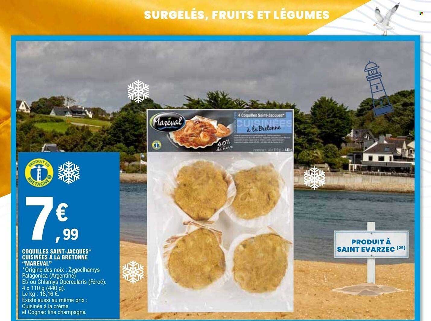Mareval Coquilles Saint-Jacques