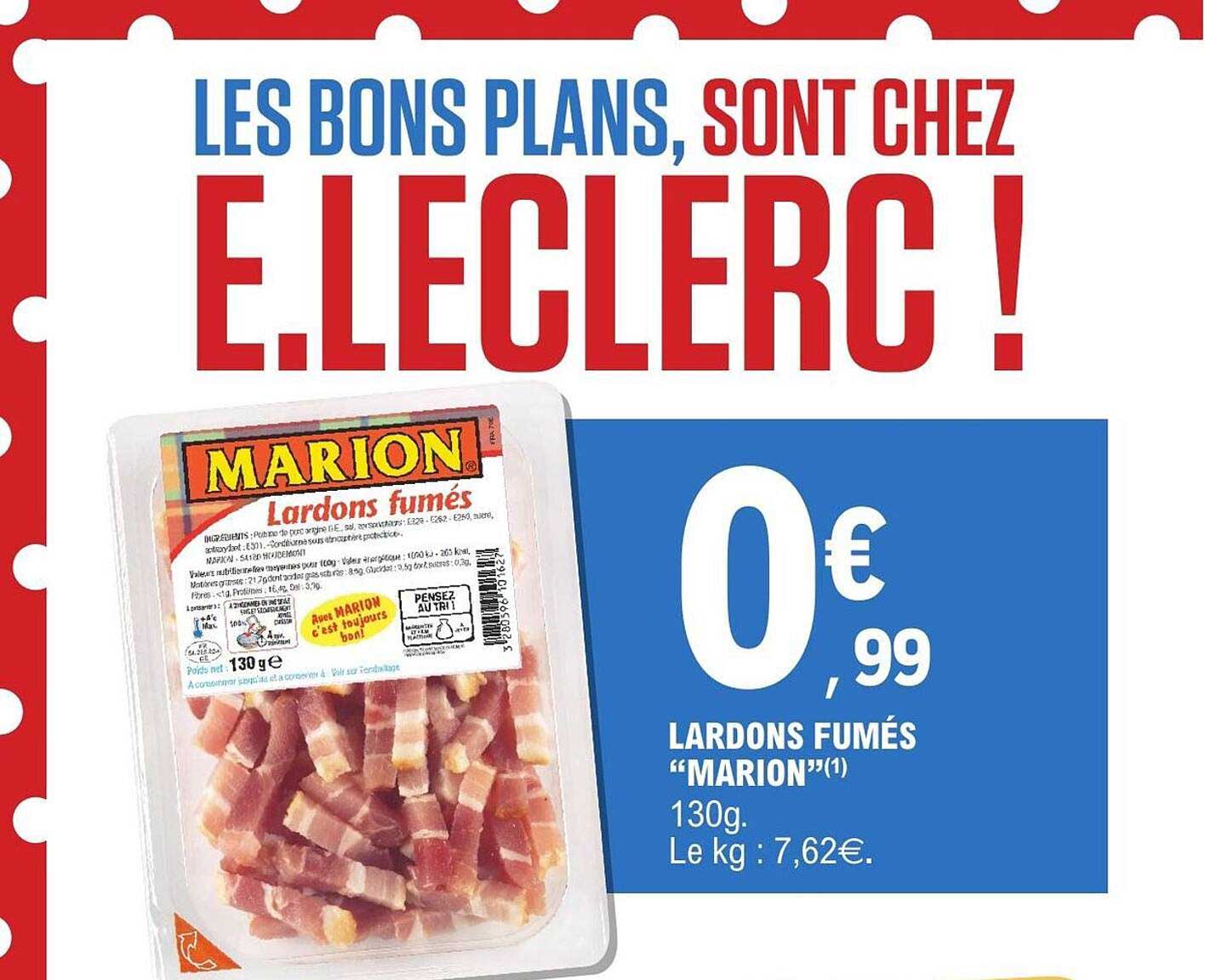 MARION Lardons fumés