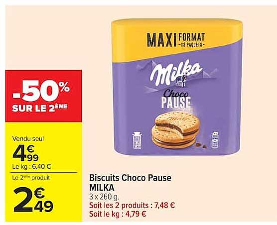 Milka Biscuits Choco Pause