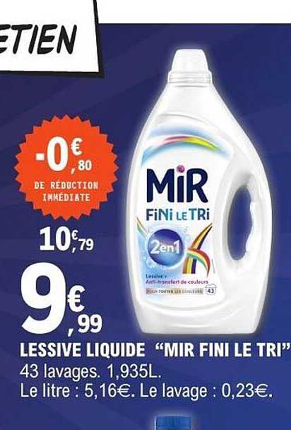 MIR FINI LE TRI