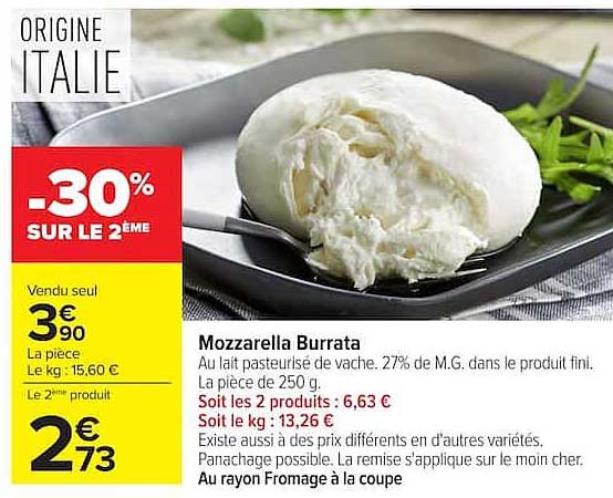 Mozzarella Burrata