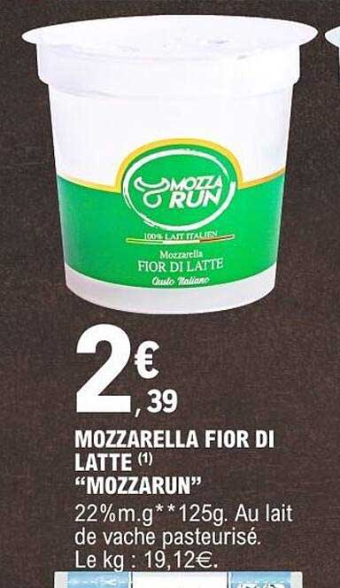 MOZZARUN Mozzarella Fior Di Latte