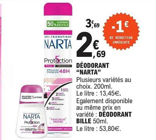 NARTA Déodorant