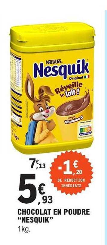 Nesquik chocolat en poudre