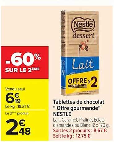 Nestlé dessert Lait