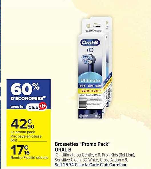 ORAL B iO Ultimate Promo Pack