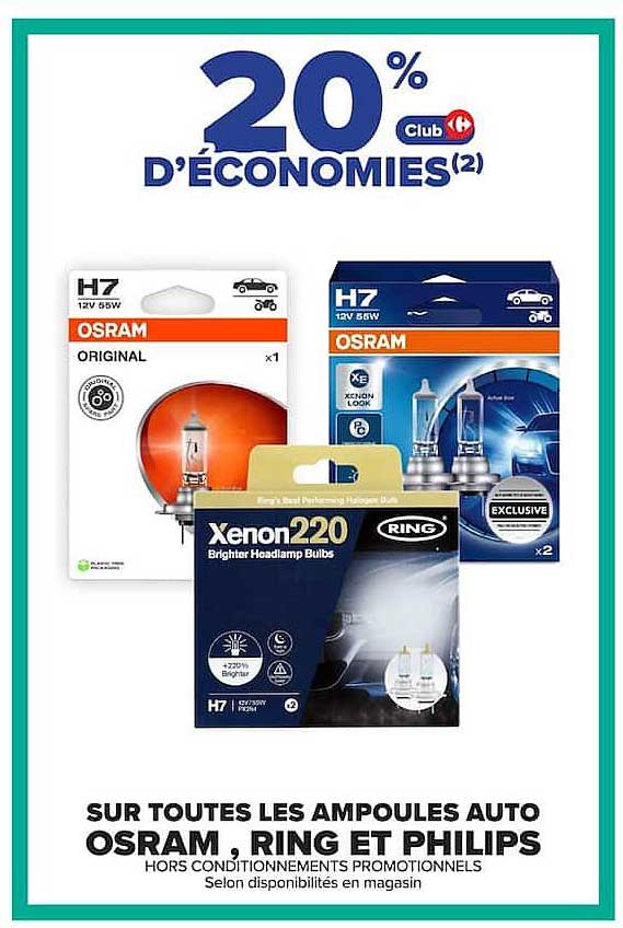 OSRAM, RING ET PHILIPS
