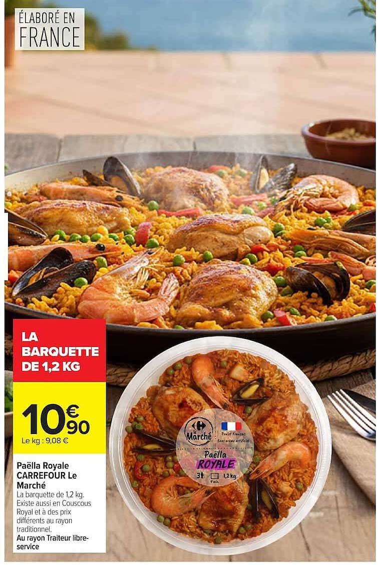 Paëlla Royale CARREFOUR Le Marché