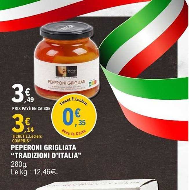 PEPERONI GRIGLIATA "TRADIZIONI D'ITALIA