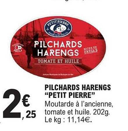 Petit Pierre Pilchards Harengs