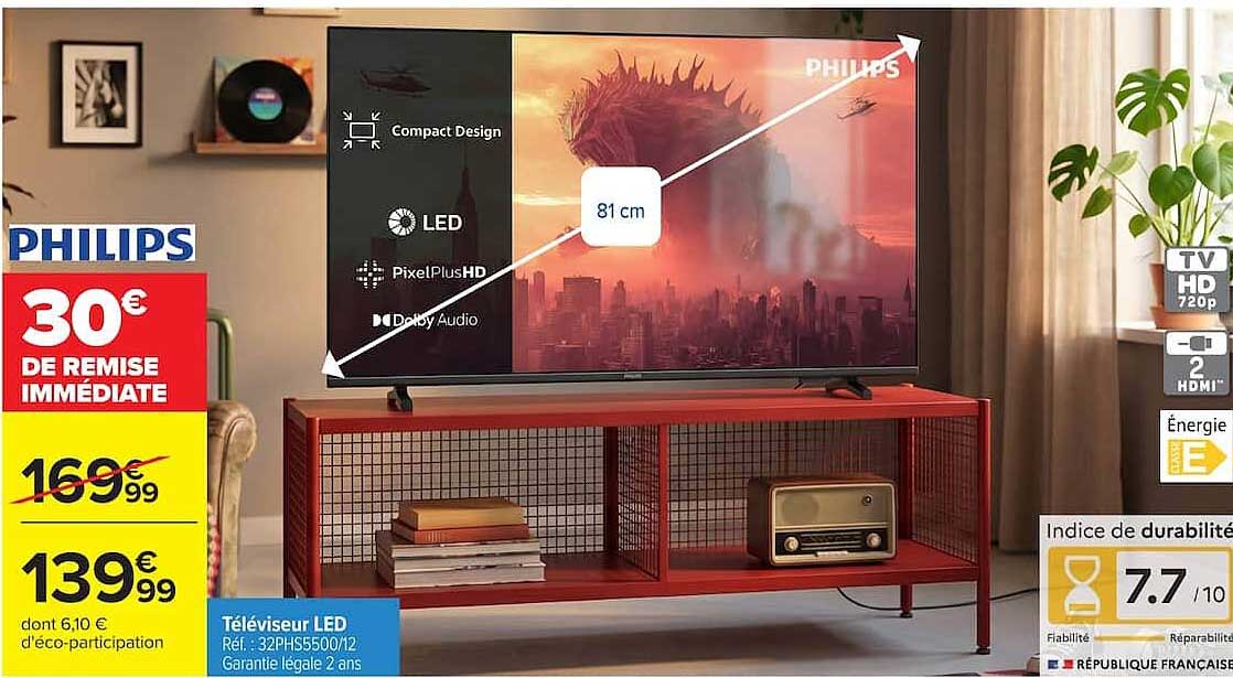 PHILIPS Téléviseur LED