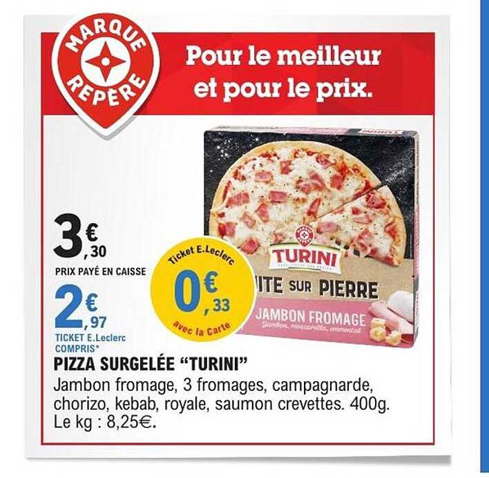 Pizza surgelée "TURINI