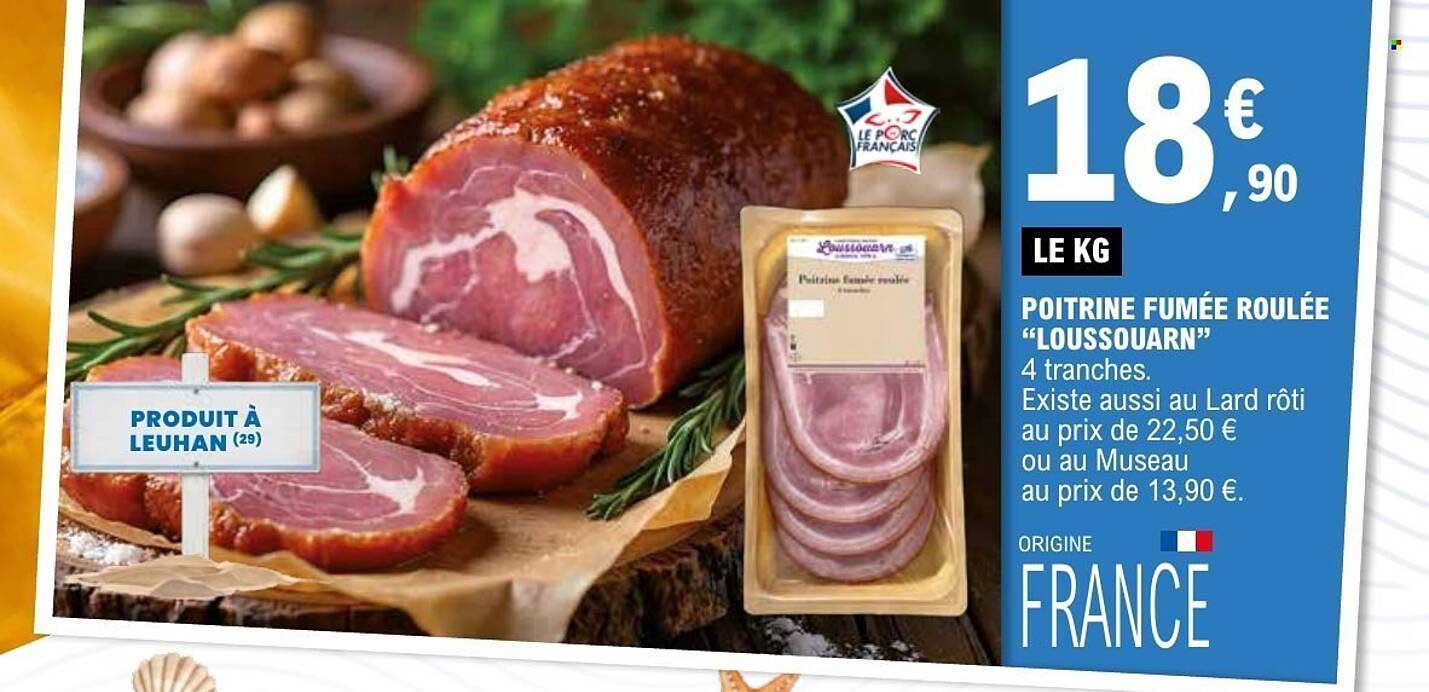 POITRINE FUMÉE ROULÉE “LOUSSOUARN”