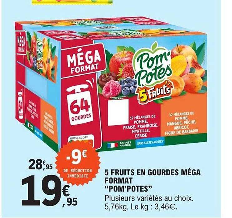 Pom’Potes 5 Fruits