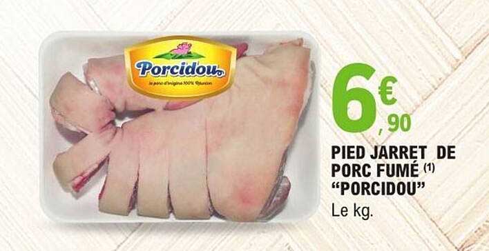 Porcidou Pied Jarret de Porc Fumé
