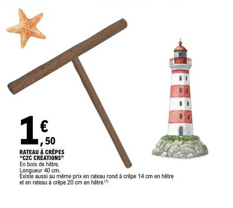 RATEAU À CRÊPES “CZC CRÉATIONS”