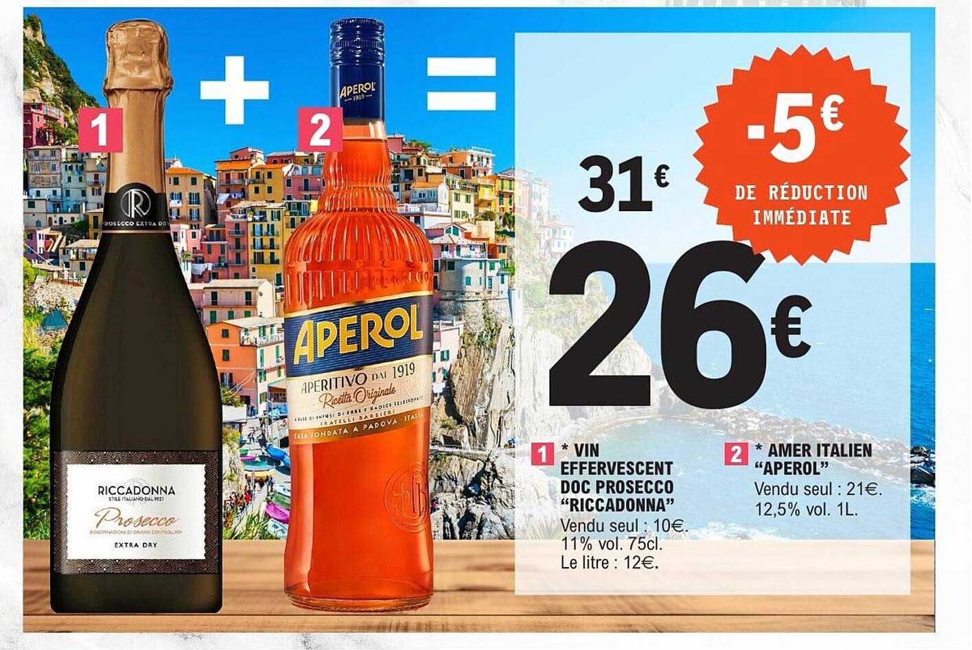 Riccadonna Prosecco + Aperol