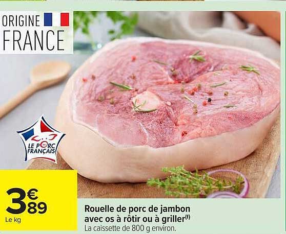 Rouelle de porc de jambon
