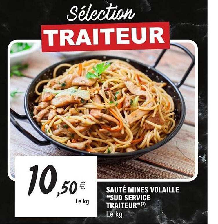 Sauté Mines Volaille