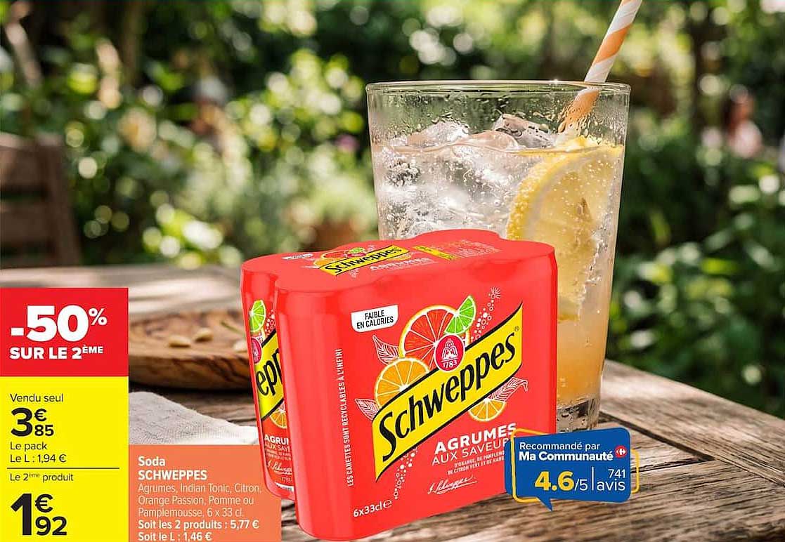 Schweppes Agrumes aux saveurs