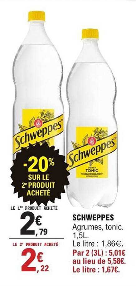 Schweppes Agrumes, tonic