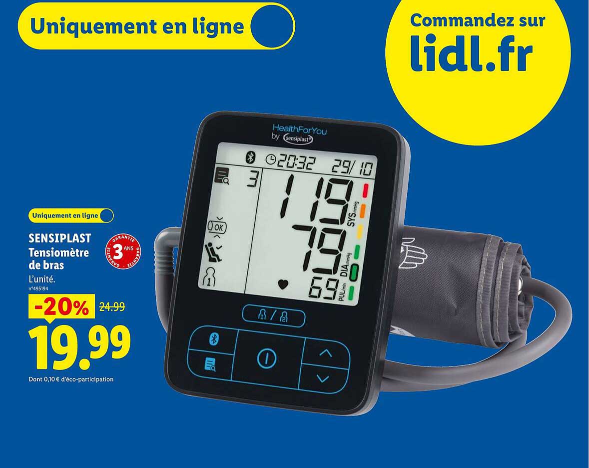 SENSIPLAST Tensiomètre de bras