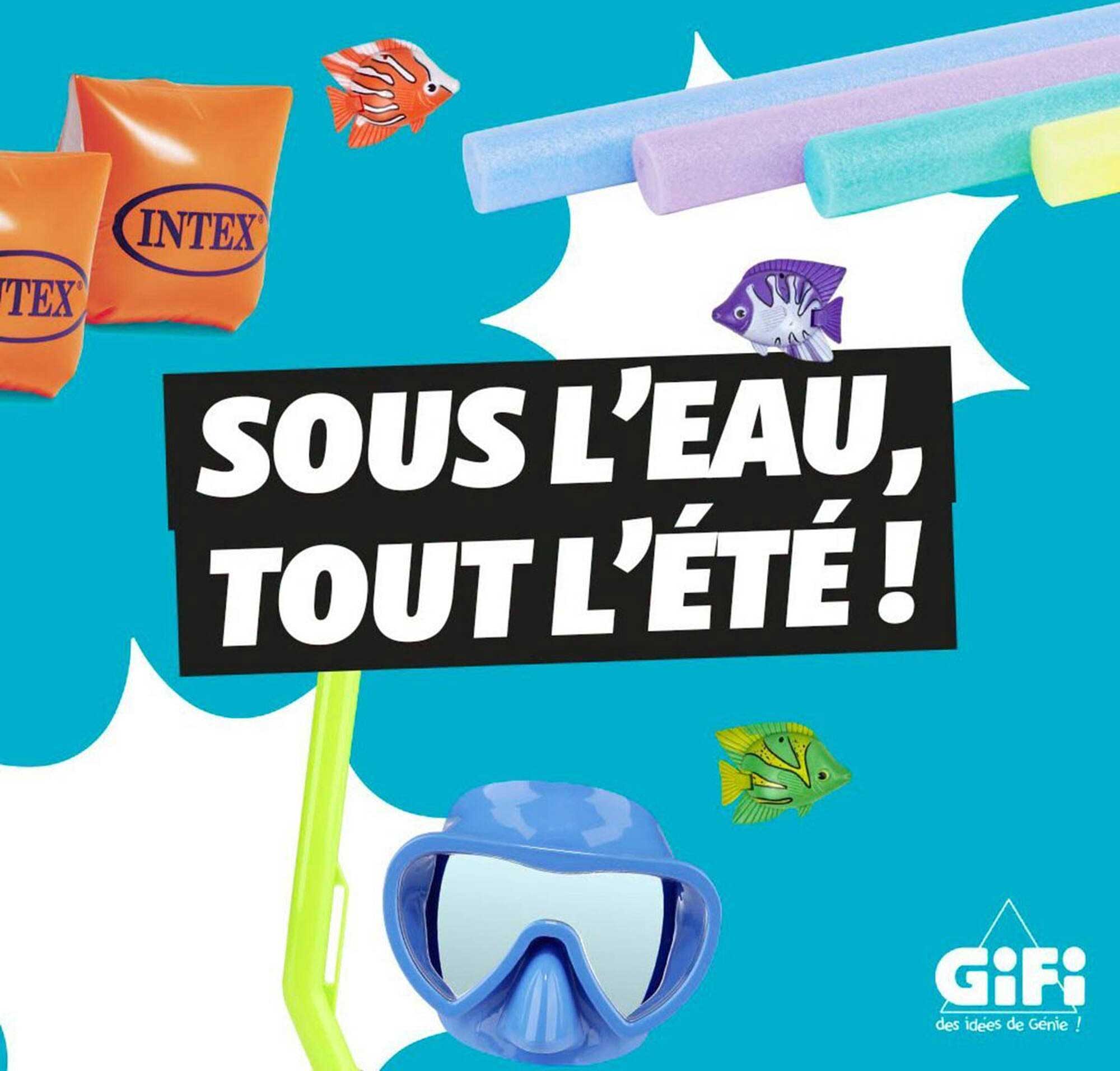 SOUS L'EAU, TOUT L'ÉTÉ !