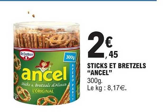 Sticks et Bretzels “Ancel”