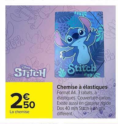 Stitch Chemise à élastiques