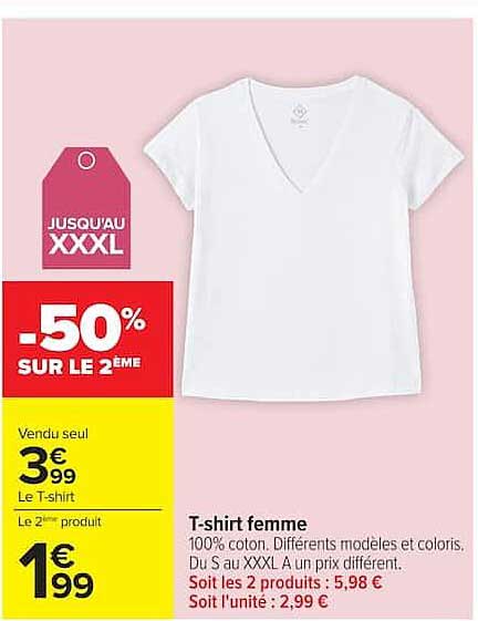 T-shirt femme