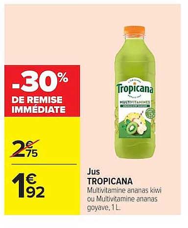 Tropicana Multivitamine ananas kiwi