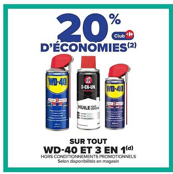 WD-40 et 3 EN 1