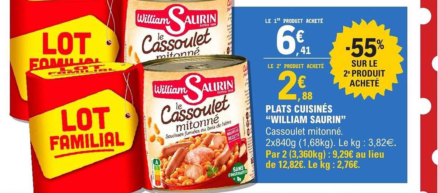 William Saurin le Cassoulet mitonné