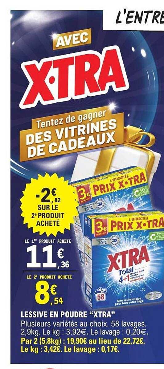 XTRA Lessive en poudre