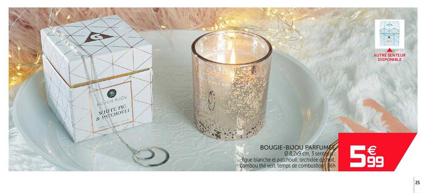 bougie bijou parfumée