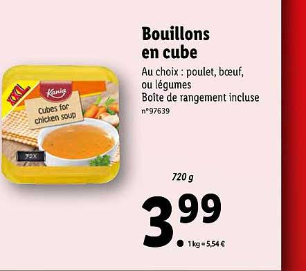 Bouillons En Cube Kania