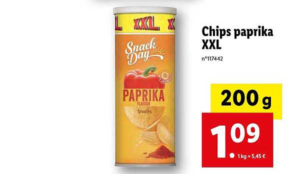 chips snack day paprika xxl