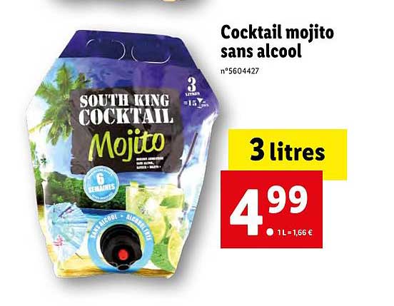 Cocktail Mojito Sans Alcool