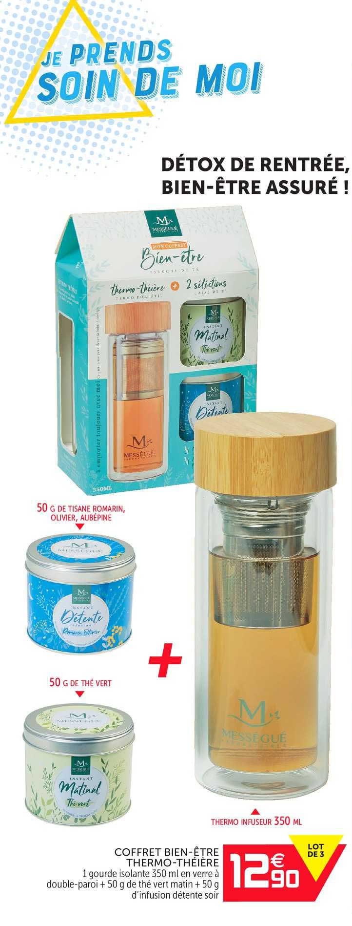 coffret bien être thermo théière mességué