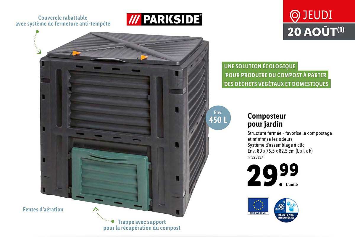 Composteur Pour Jardin Parkside