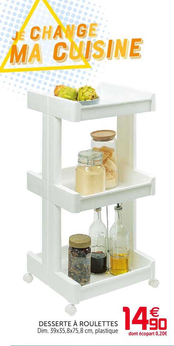 Desserte à Roulettes