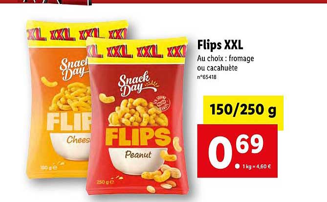 flips xxl snack day