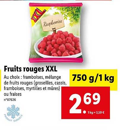 Fruits Rouges Xxl