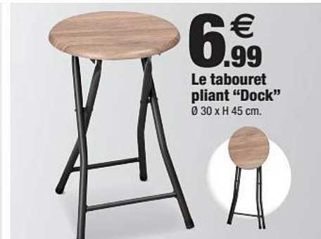 Le Tabouret Pliant Dock