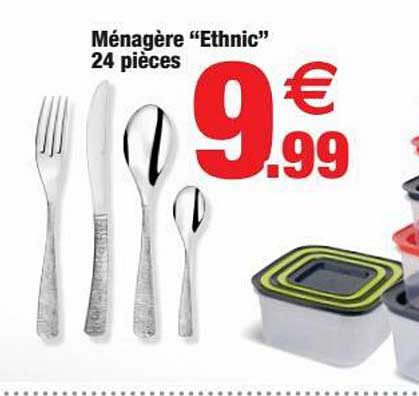ménagère ethnic 24 pièces