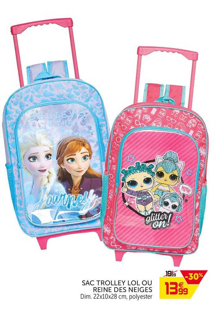 sac trolley lol ou reine des neiges