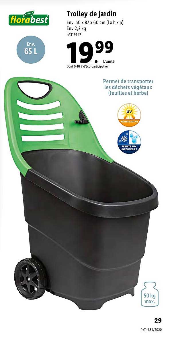 trolley de jardin florabest