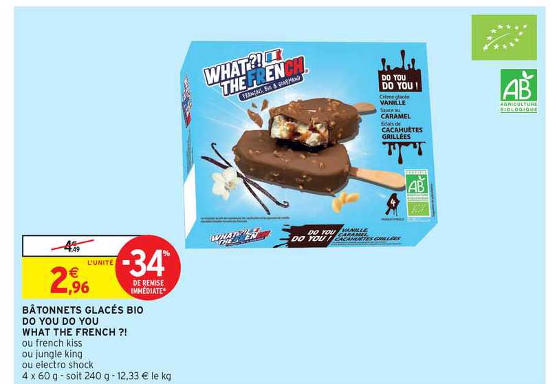 bâtonnets glacés bio do you do you wat the french ?!