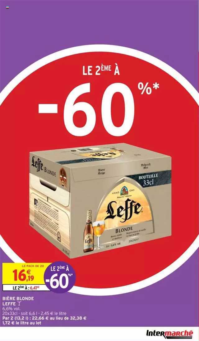 Bière Blonde Leffe